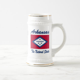 Jarra De Cerveza Arkansas la cerveza Stein del estado natural
