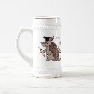Jarra De Cerveza Armadillo cúbico con personalizado de tapón de gra