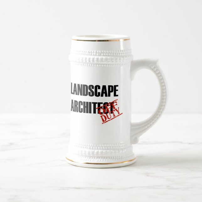 JARRA DE CERVEZA ARQUITECTO PAISAJISTA FUERA DE SERVICIO (Derecha)