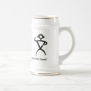 Jarra De Cerveza Arroje la música del móvil de DJ Maui