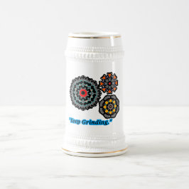 Jarra De Cerveza Arte de Flujo Industrial
