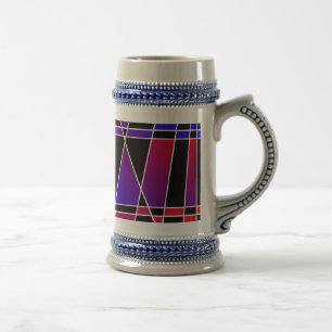 Jarra De Cerveza Arte Deco "fracturado" por Kenneth yoncich