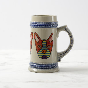 Jarra De Cerveza Arte pop de Boston Terrier