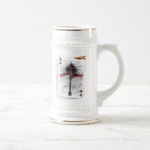 Jarra De Cerveza as de spades stein