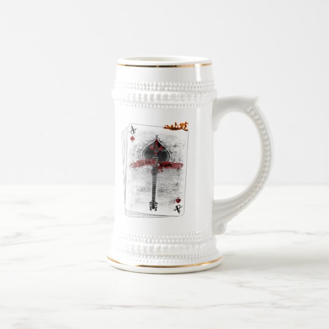 Jarra De Cerveza as de spades stein (Derecha)
