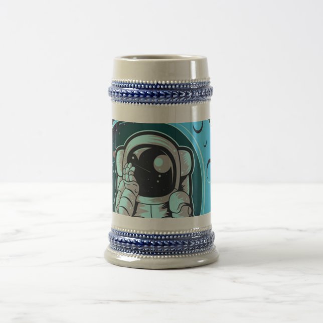 Jarra De Cerveza astronauta a todo color (Centro)