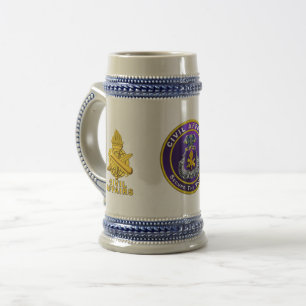 Jarra De Cerveza  Asuntos Civiles del Ejército  