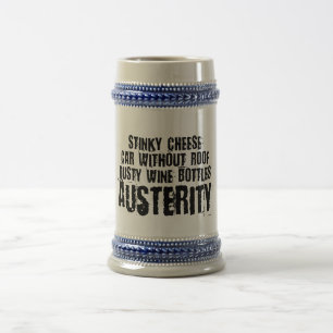 Jarra De Cerveza Austeridad - Estilo de vida espartano