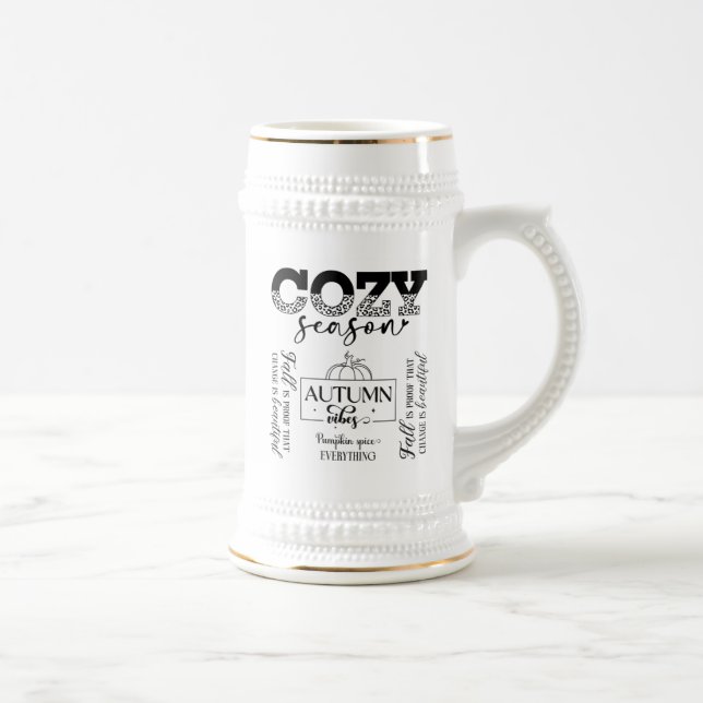 Jarra De Cerveza Autumn Vibes Mugs & Steins (Derecha)