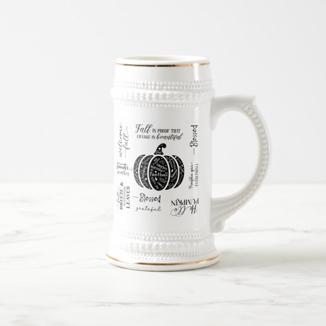 Jarra De Cerveza Autumn Vibes Mugs & Steins (Derecha)