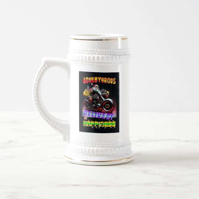 Jarra De Cerveza Aventurosa Entrega De La Felicidad (Izquierda)