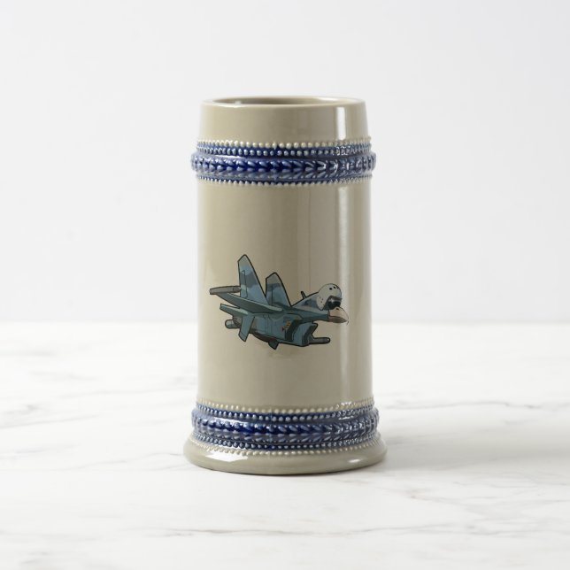 Jarra De Cerveza Avión de avispón personalizado (Centro)