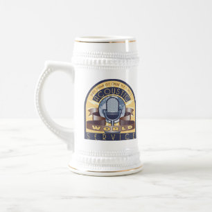 Jarra De Cerveza AWS Stein, 22 oz