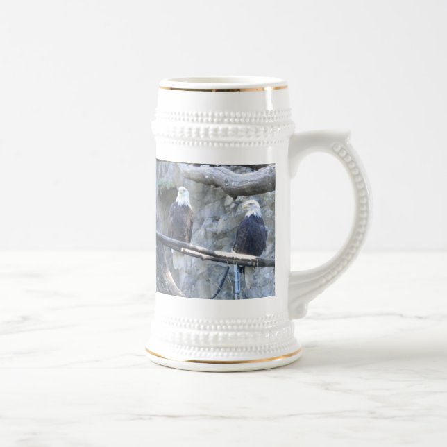 Jarra De Cerveza Bald Eagle stein/mug (Derecha)