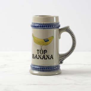 Jarra De Cerveza Banana superior - Personalizada