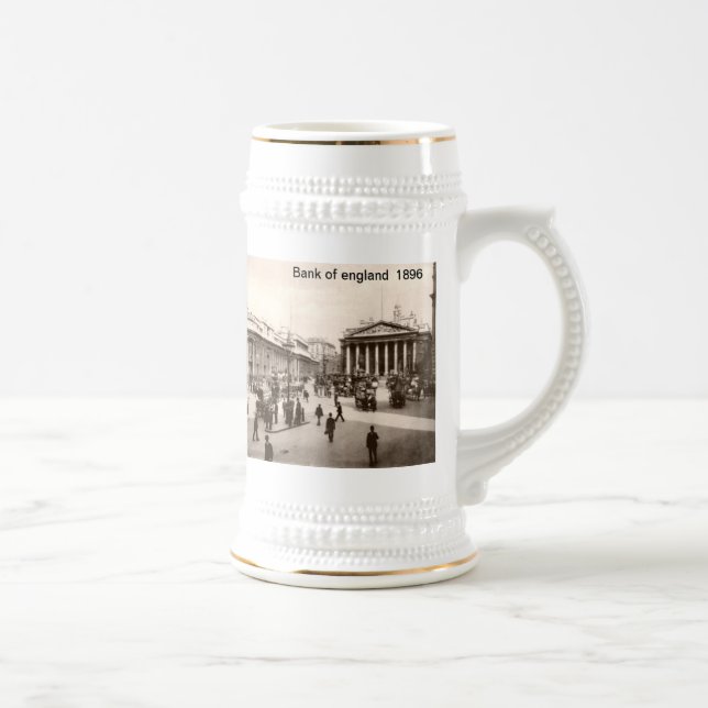 Jarra De Cerveza Banco de england Mug (Derecha)