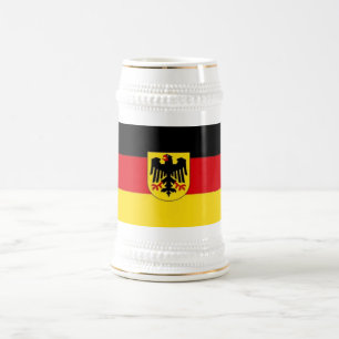 Jarra De Cerveza Bandera alemana Stein