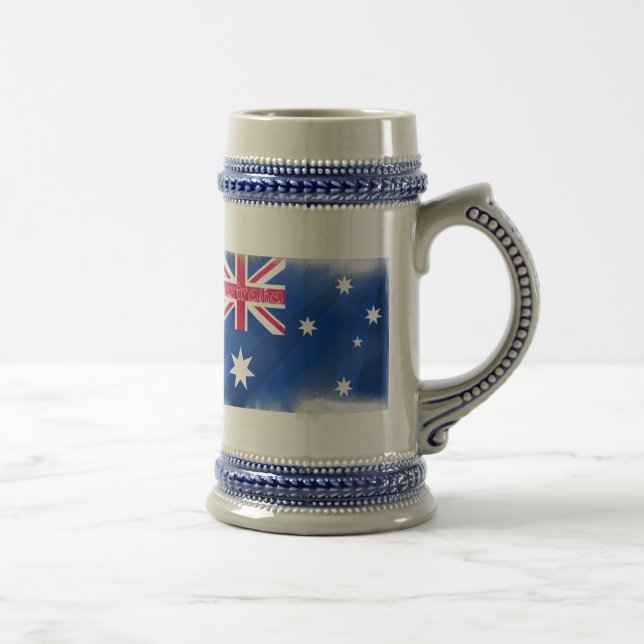 Jarra De Cerveza Bandera australiana (Derecha)
