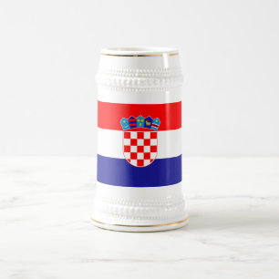 Jarra De Cerveza Bandera croata