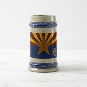 Jarra De Cerveza Bandera de Arizona