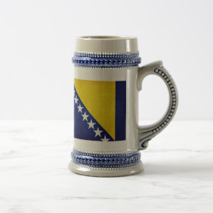 Jarra De Cerveza Bandera de Bosnia