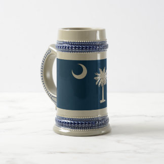 Jarra De Cerveza Bandera de Carolina del Sur