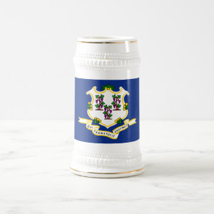 JARRA DE CERVEZA BANDERA DE CONECTICUACIÓN