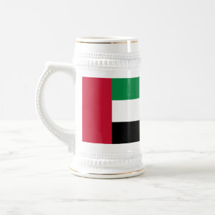 Jarra De Cerveza Bandera de Emiratos Árabes Unidos