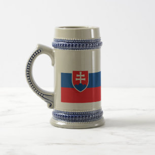 Jarra De Cerveza Bandera de Eslovaquia