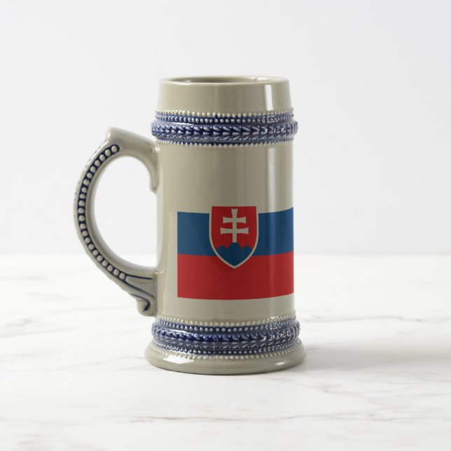 Jarra De Cerveza Bandera de Eslovaquia (Izquierda)