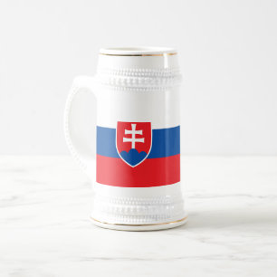 Jarra De Cerveza Bandera de Eslovaquia