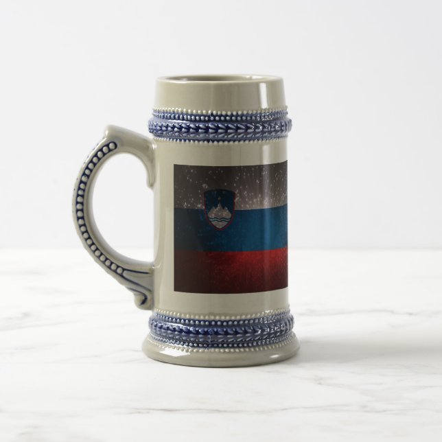 Jarra De Cerveza Bandera de Eslovenia (Izquierda)