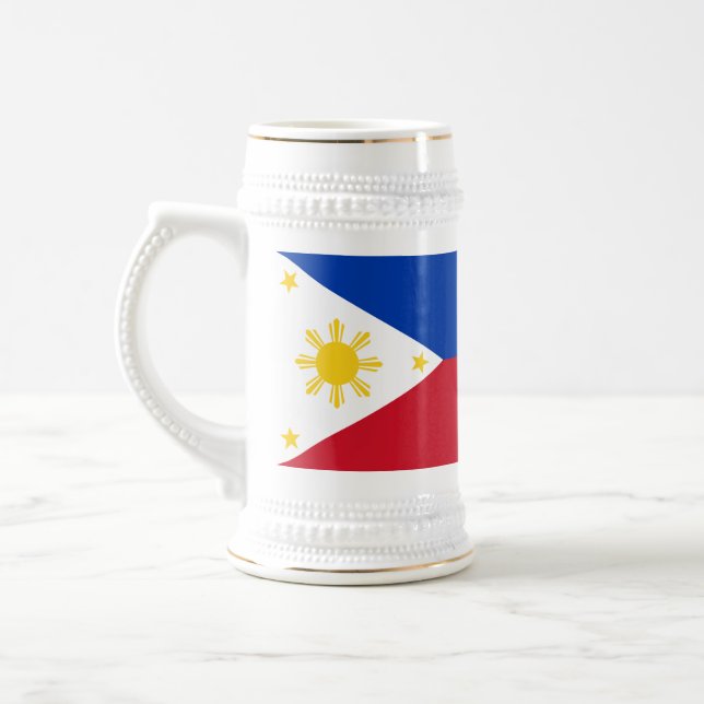 Jarra De Cerveza Bandera de Filipinas (Izquierda)