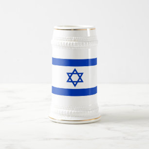 Jarra De Cerveza Bandera de Israel