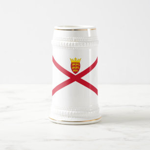 Jarra De Cerveza Bandera de Jersey
