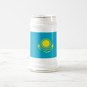 Jarra De Cerveza Bandera de Kazajistán