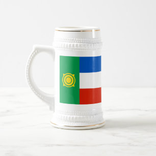 Jarra De Cerveza Bandera de Khakasia