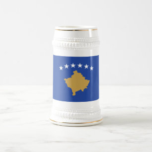 Jarra De Cerveza Bandera de Kosovo