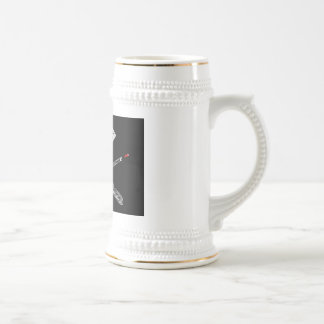 Jarra De Cerveza Bandera de la regla del diamante