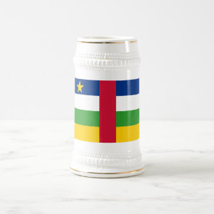 Jarra De Cerveza Bandera de la República Centroafricana