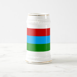 Jarra De Cerveza Bandera de la República de Karelia