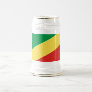 Jarra De Cerveza Bandera de la República del Congo