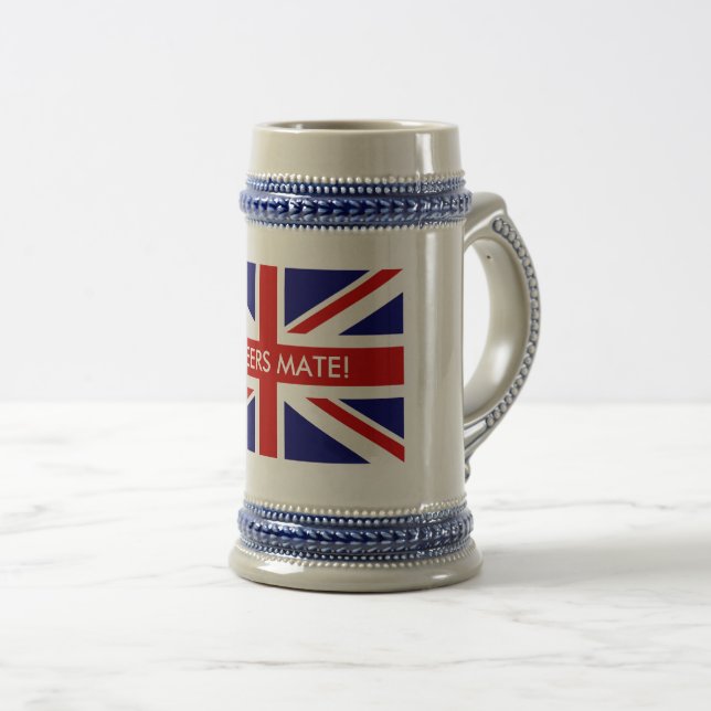 Jarra De Cerveza Bandera de la Unión inglesa Jack clásica cerveza m (Anverso derecho)