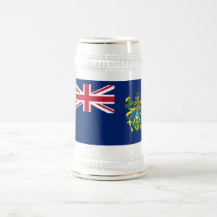Jarra De Cerveza Bandera de las Islas Pitcairn
