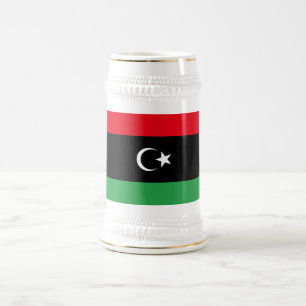 Jarra De Cerveza Bandera de Libia