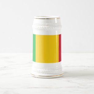 Jarra De Cerveza Bandera de Mali