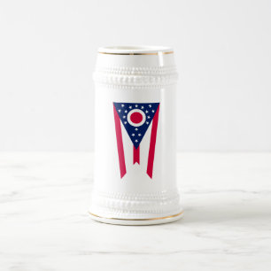 Jarra De Cerveza Bandera de Ohio: La bandera del estado Buckeye