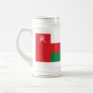 Jarra De Cerveza Bandera de Omán