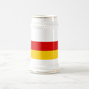 Jarra De Cerveza Bandera de Osetia del Sur