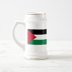 Jarra De Cerveza Bandera de Palestina